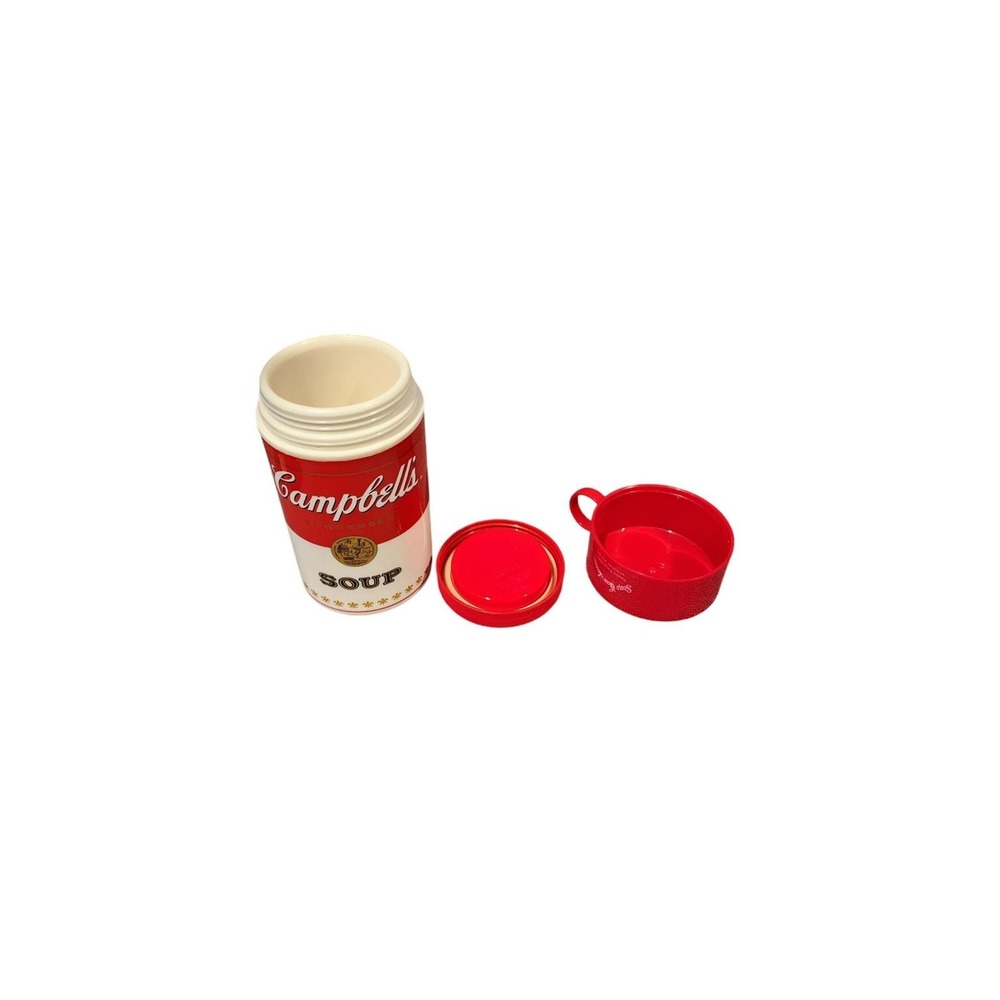 Vintage Campbell's Soup Can-tainer Mug With Lid Travel Soup Container - Picture 8 of 8